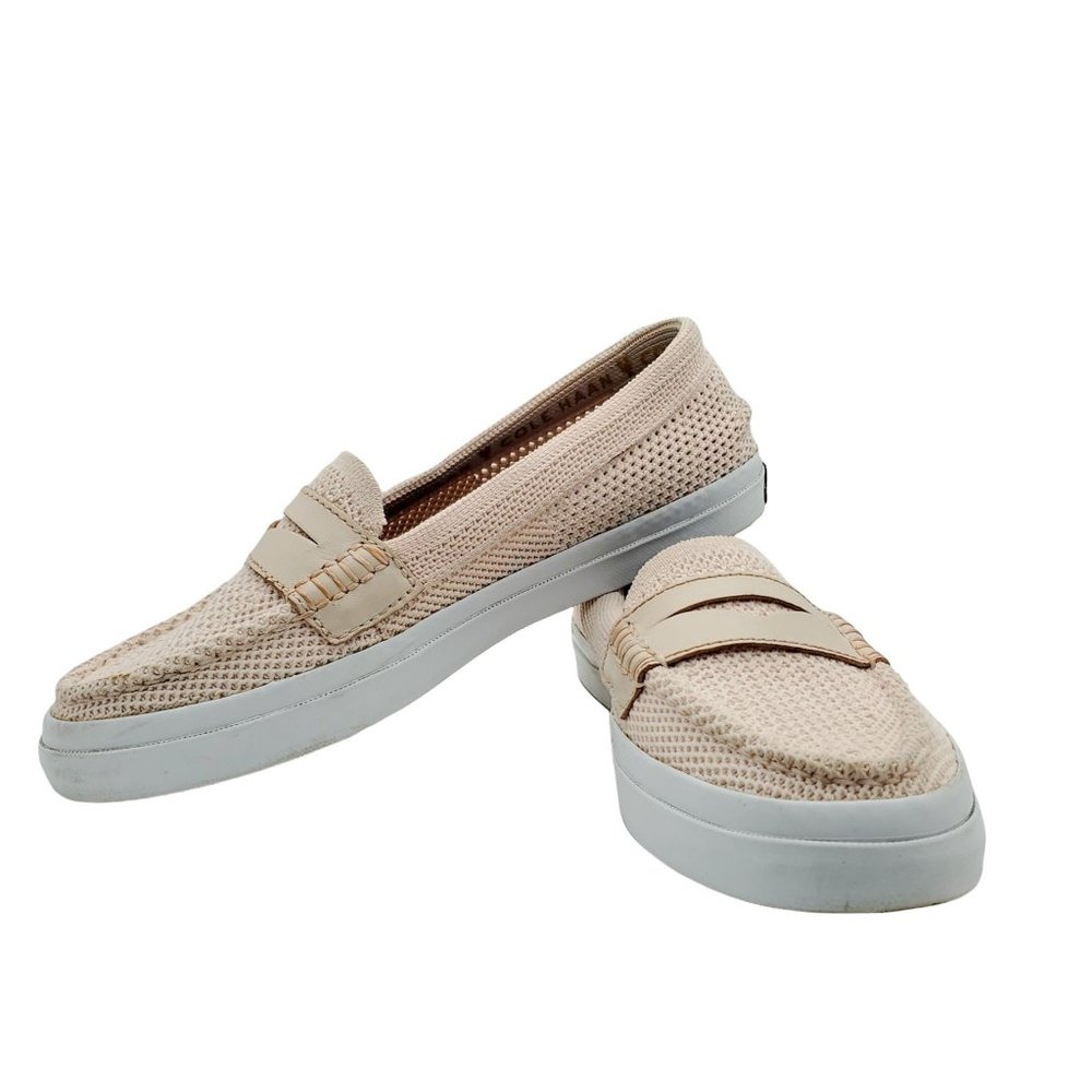 Cole Haan: Women's Pinch Weekender Lx Stitchlite Loafer Flat 5.5 Pink White